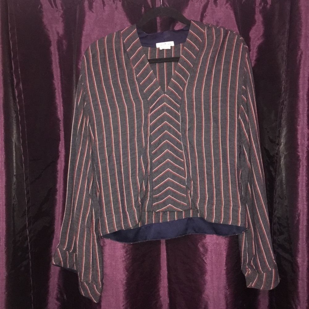 Flowy striped blouse